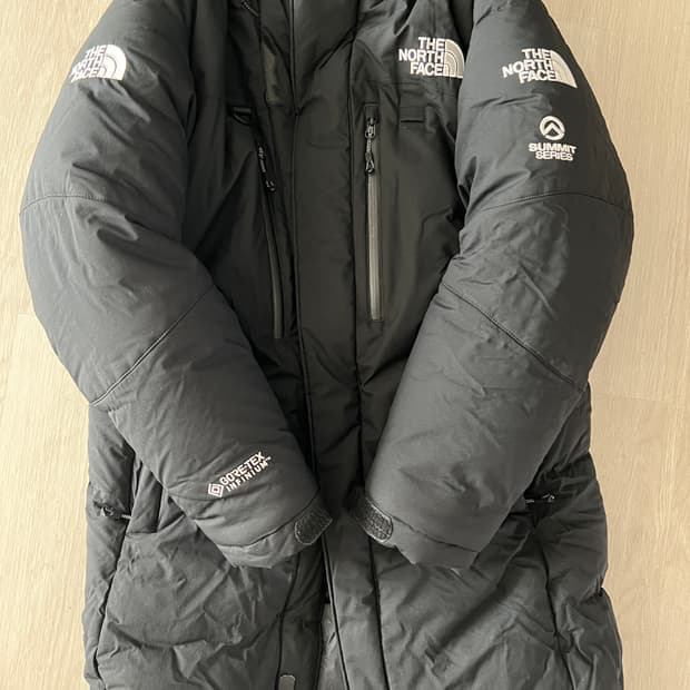 노스페이스 히말라야 롱패딩 블랙