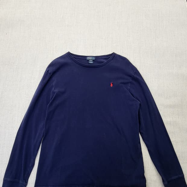 폴로 랄프로렌 네이비 긴팔 티셔츠 XL