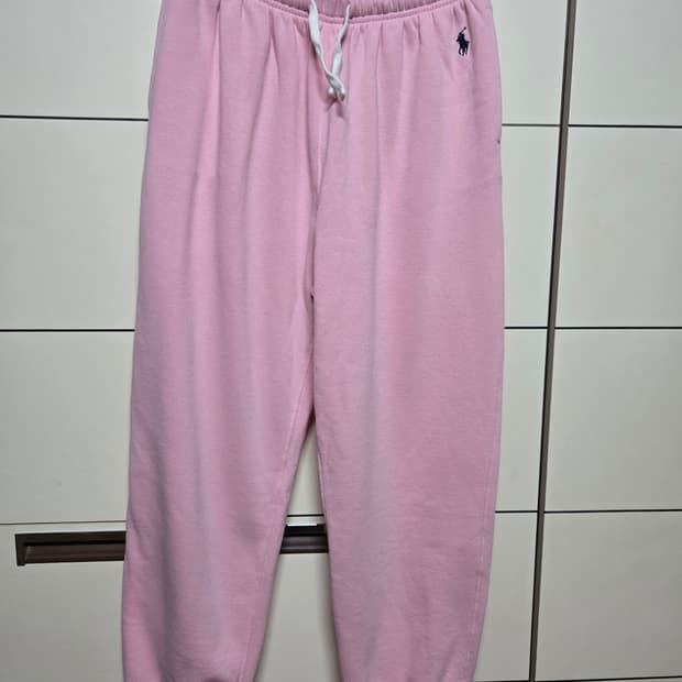 폴로 랄프로렌 여성 딸기우유 핑크 조거 팬츠