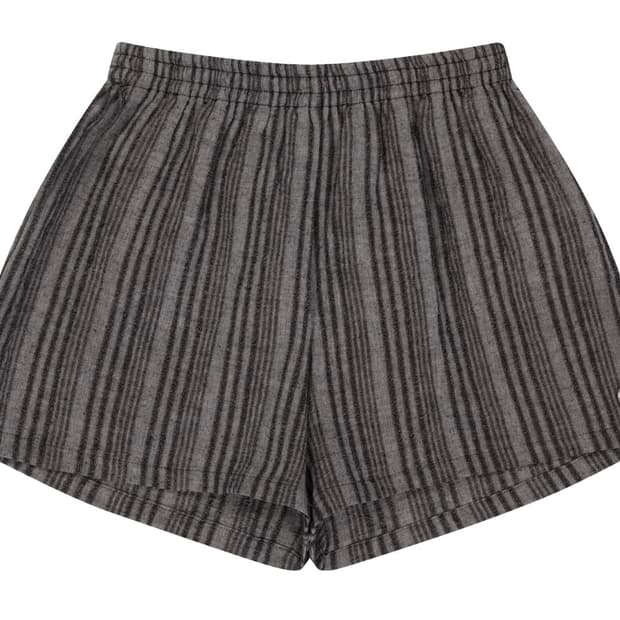 코이세이오038 ETHNIC SHORTS DARK GREY