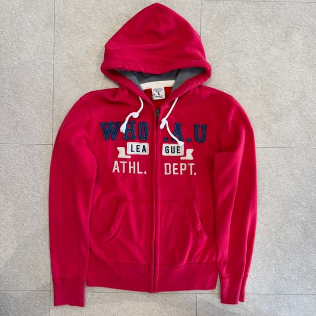 후아유 컬러 후드집업