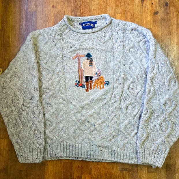 ACORN 빈티지 WOOL 니트