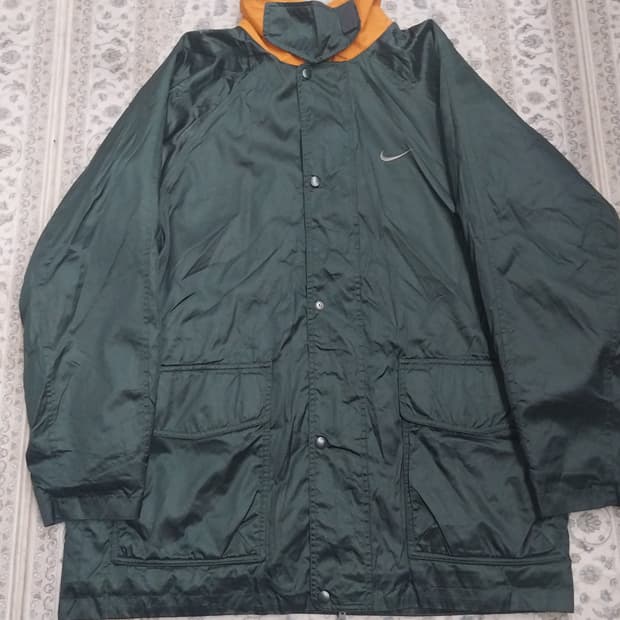 90s 올드스쿨 나이키 스우시 파카 (안쪽후리스) L