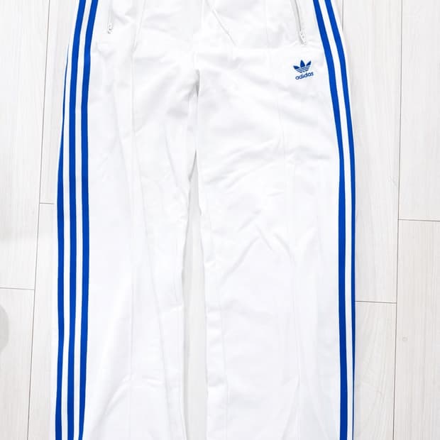 아디다스 화이트 트랙 팬츠