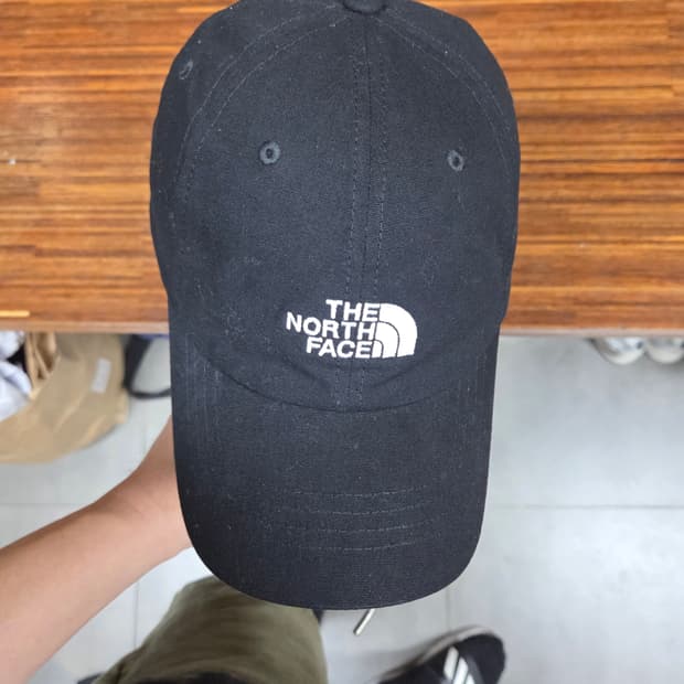 노스페이스 자수로고 야구모자 프리