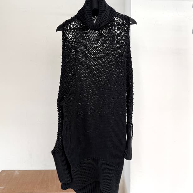 메종 마르지엘라 버진 울 터틀넥 점퍼 니트