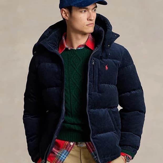 폴로랄프로렌 코듀로이 패딩