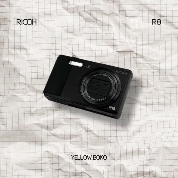 [NEW] 인스타 감성 리코 RICOH R8 레트로 디지털 카메라