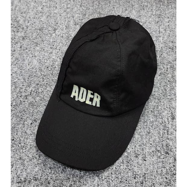 아더에러 ADER 테이프 로고 볼캡 모자 A1