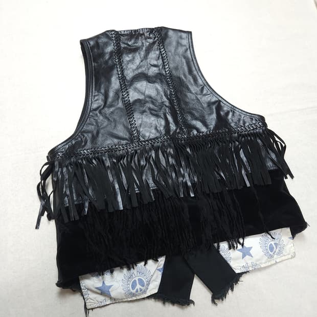 [M] 페노메논 레더 조끼 남여 자켓