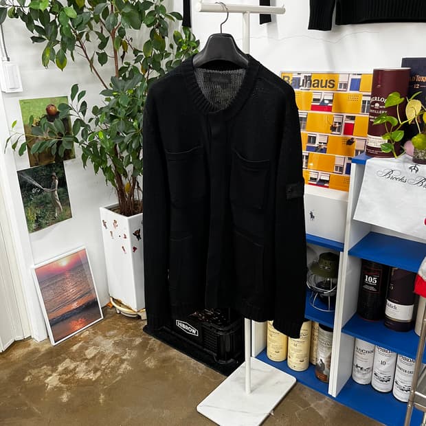 스톤아일랜드 고스트피스 멀티포켓 가디건 3XL