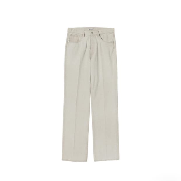 [32] 오라리 26ss 페이디드 하드 트위스트 브라운 데님 5P 팬츠