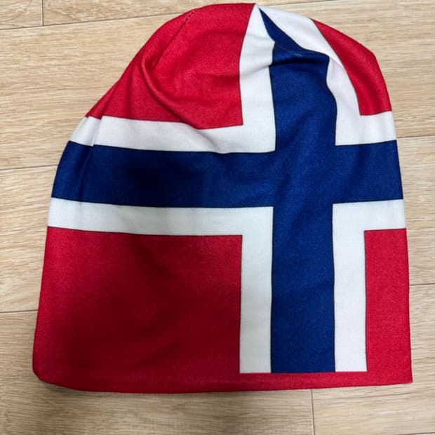 빈티지 노르웨이 국기 비니