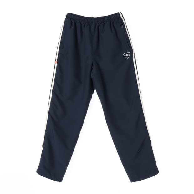 아디다스 네이비 쓰리선 패딩 안감 팬츠 90