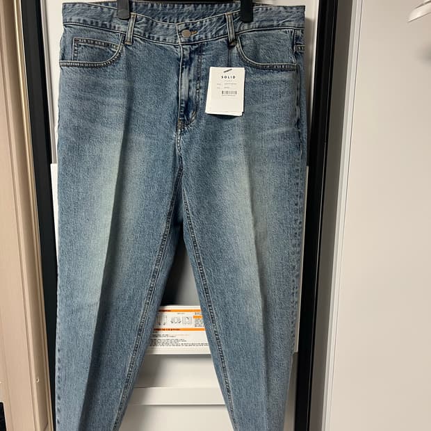 솔리드옴므 테이퍼드핏 청바지 52