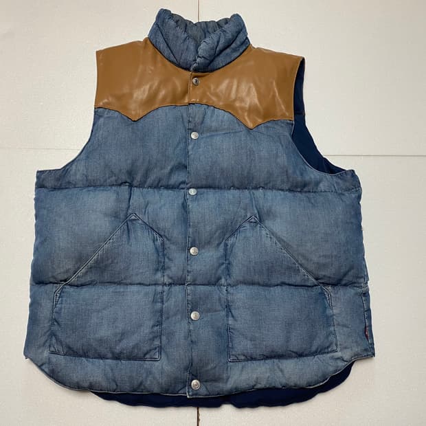 Levi's vest down 양면오리털 패딩조끼 XL(105)