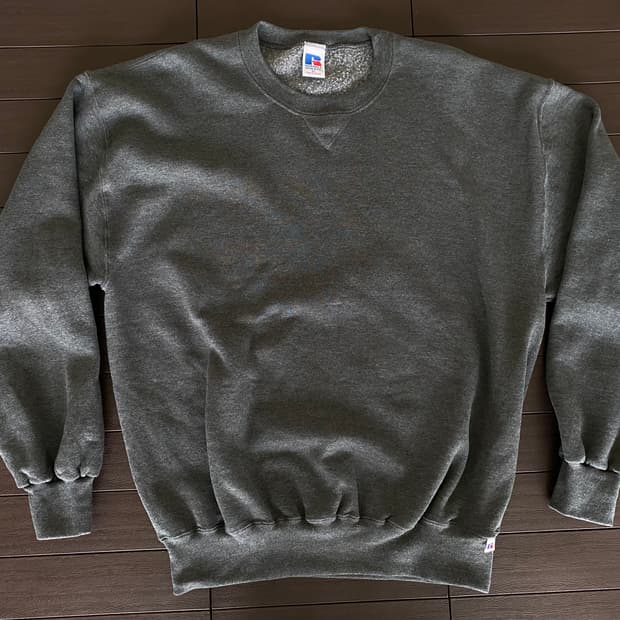 (XL) 90s 빈티지 러셀 스웻셔츠 다크그레이