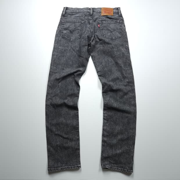 리바이스 511 레드탭 블랙 데님 팬츠 (30)
