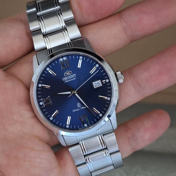 오리엔트 오토메틱 청판 시계 판매합니다