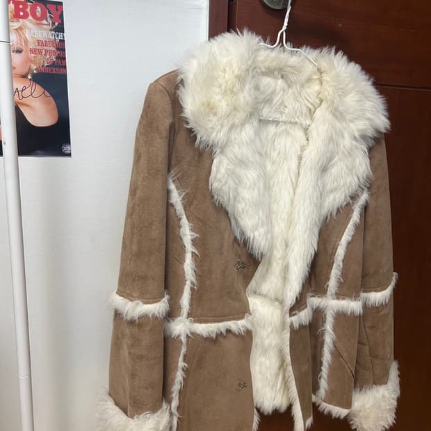 빈티지 퍼 아우터 코트 자켓 무스탕 