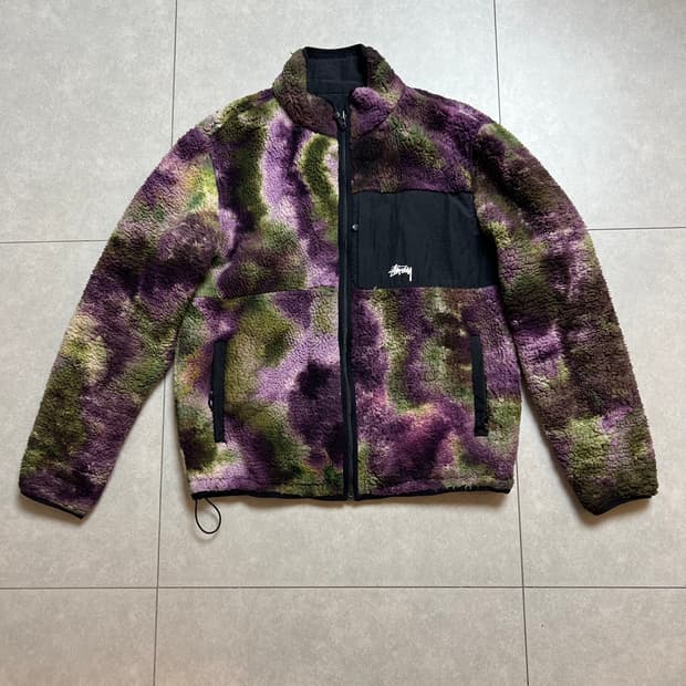 스투시 타이다이 곰팡이 플리스 XL