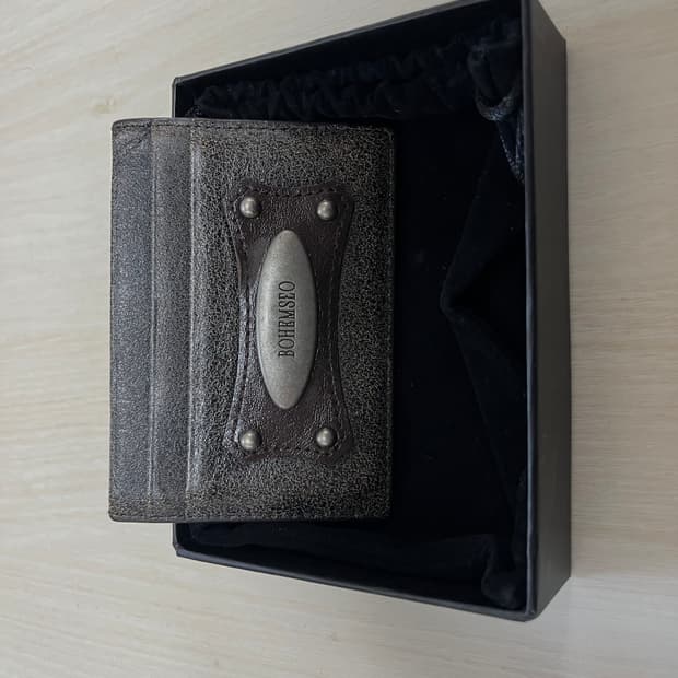 bohemseo 보헴서 카드지갑 브라운