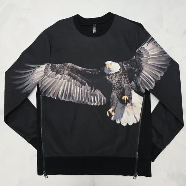 NEIL BARRETT 닐바렛 이글 맨투맨 티셔츠 95