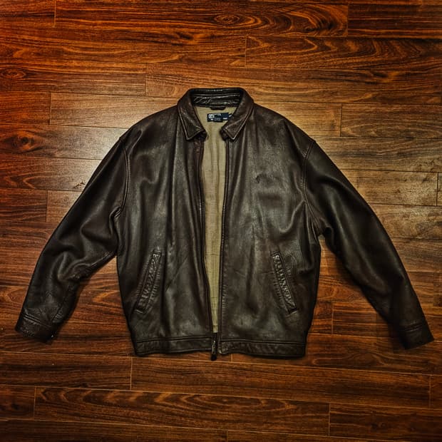 폴로 맥스웰 레더자켓 100/L