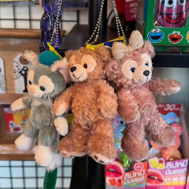 🧸 더피와 친구들 – 미니 키링 시리즈