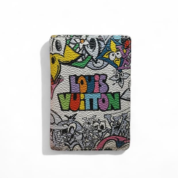 [한정판 / 급처] 루이비통 코믹스 코티드 캔버스 오거나이저 카드지갑