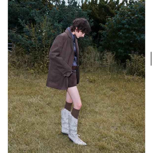 레이브 브라운 블레이저