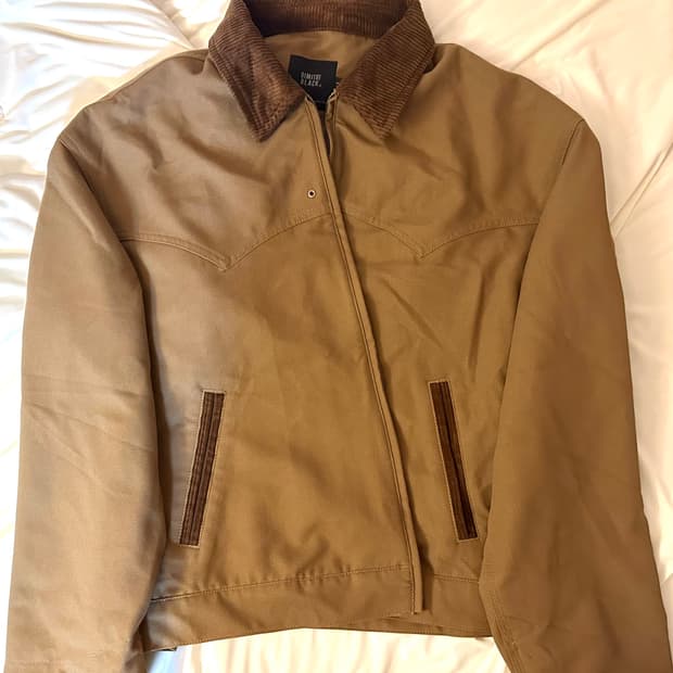 VTG 웨스턴 블루종 자켓 브라운