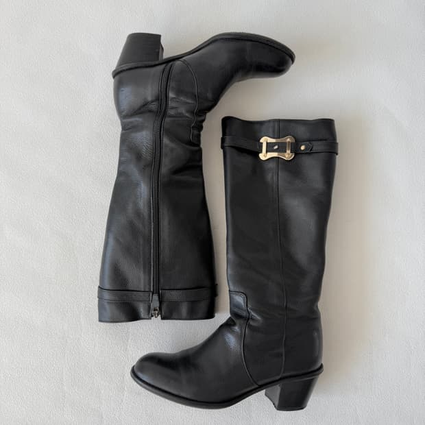 [230]Pre owned 레더 부츠