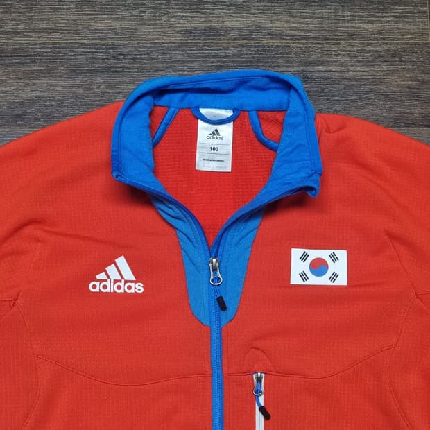 아디다스 대한민국 소치 동계 올림픽 국가대표 트랙탑 져지 유니폼 100