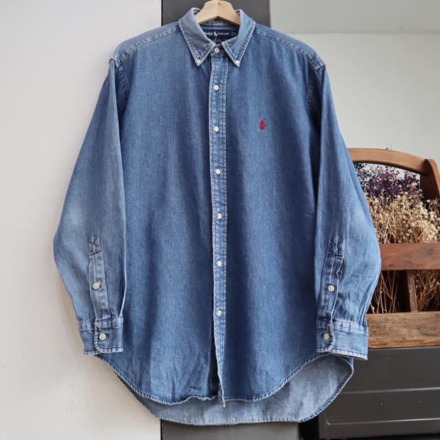 폴로 데님 셔츠