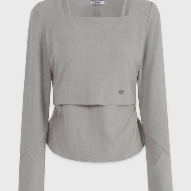 새상품) [3] 미케네 레이디 레이어드 셔링 티