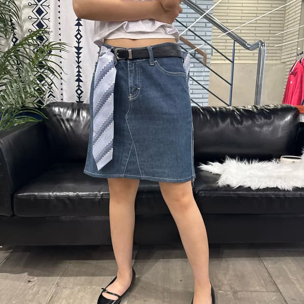 Calvin Klein 데님 스커트