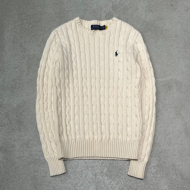 폴로 랄프로렌 신형큐알 꽈배기니트 s10669