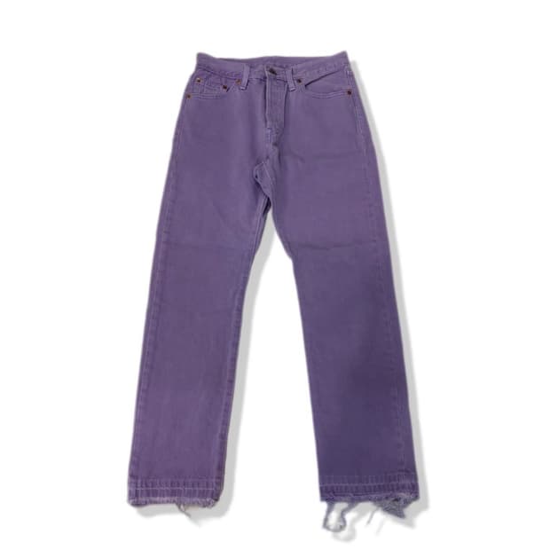 Levis 501 lavender denim pants 28x28