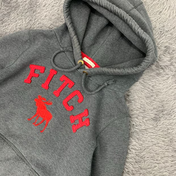 Y2k 아베크롬비 스펠아웃 후드 