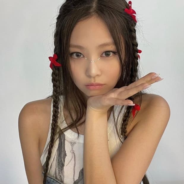 미니 레드 리본 제니 머리핀(6p)(⭐️새상품)