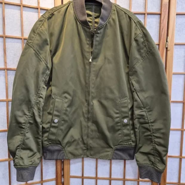 타임 카키색 항공쟈켓 95