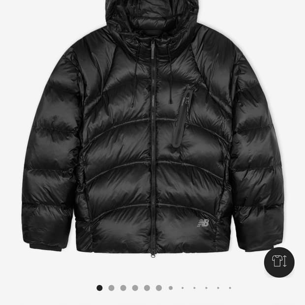 뉴발란스 플라잉77 헤비 구스다운 블랙 XXL 2XL