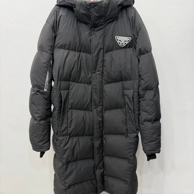 정품) 다이나핏 남성 블랙 롱패딩 L
