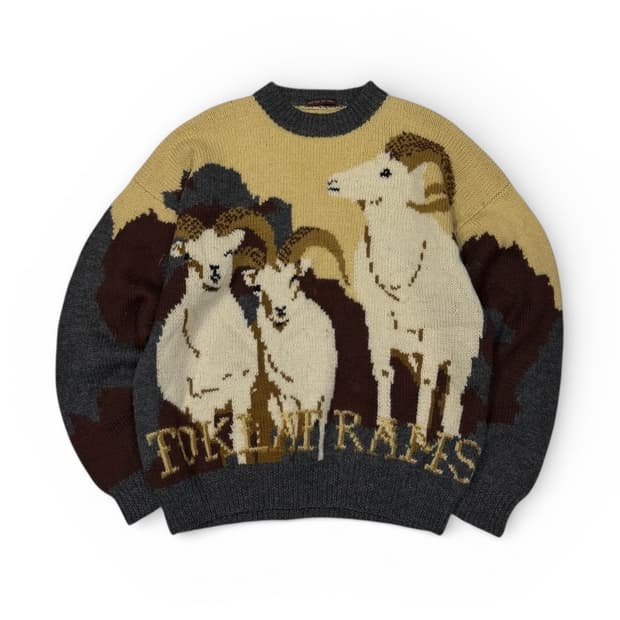 KNITTED BY HAND 핸드메이드 천연 모 니트