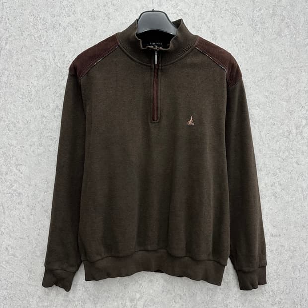 105 빈폴 남자 반집업 니트