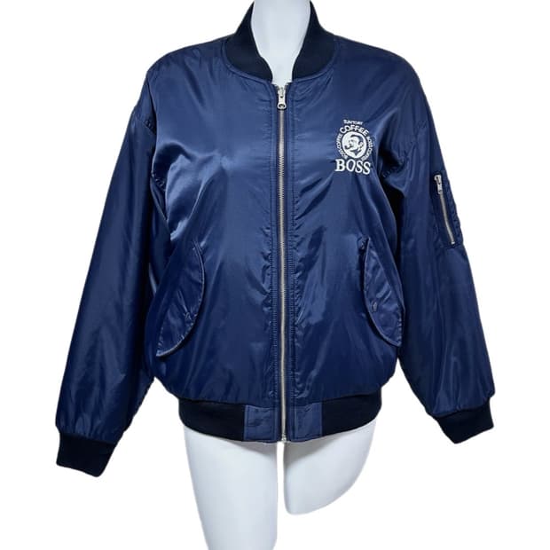 산토리 보스 리버시블 ma-1 점퍼