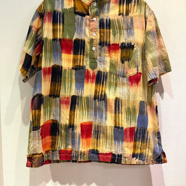 GAIJIN MADE Patterned Henley Shirt