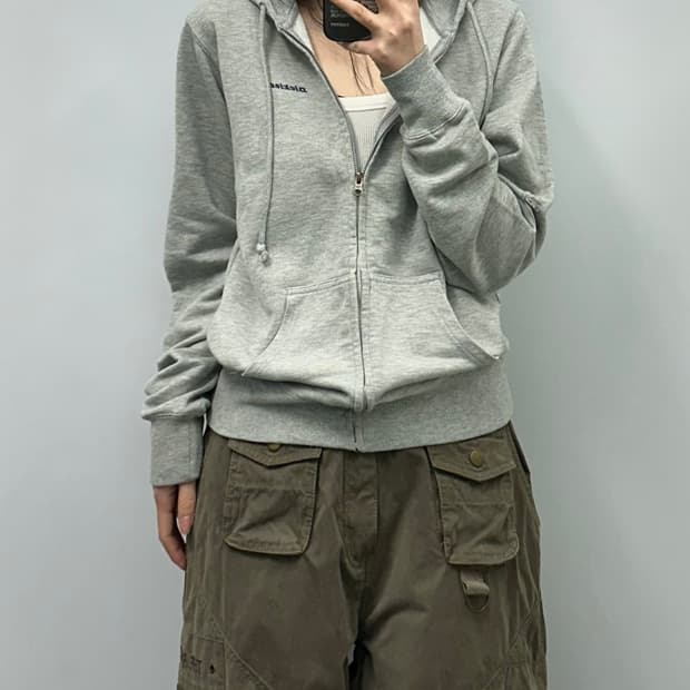 디키즈 그레이 후드집업