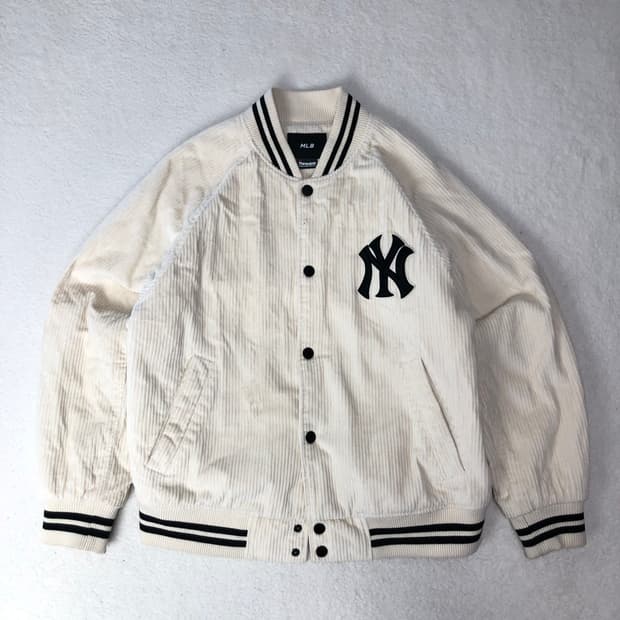 MLB 뉴욕양키즈 코듀로이 바시티 자켓